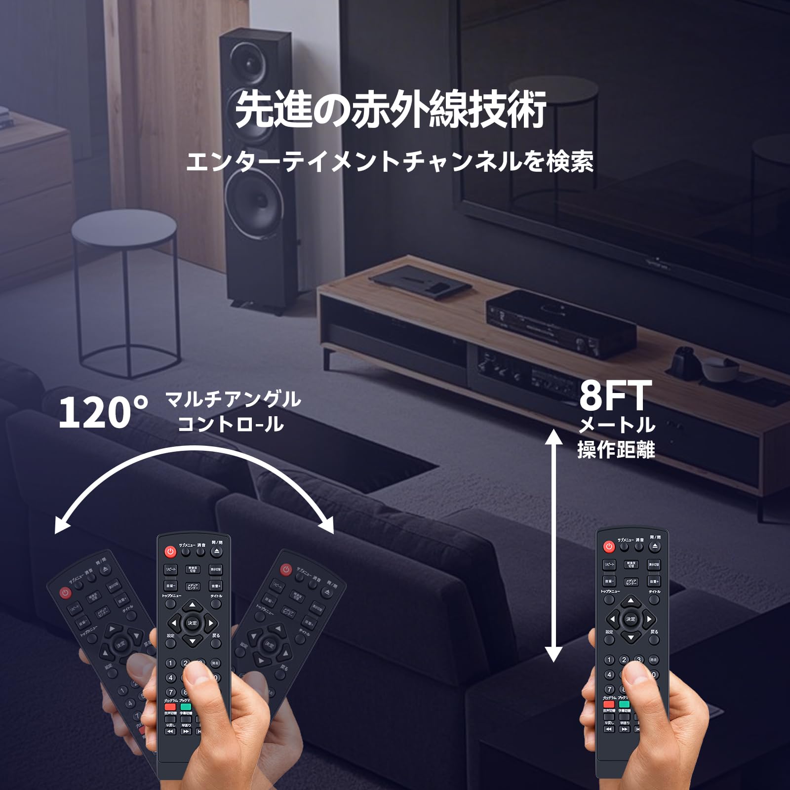 Amazon | DVDブルーレイプレーヤーリモコン RC-MSHB for M's CORTE